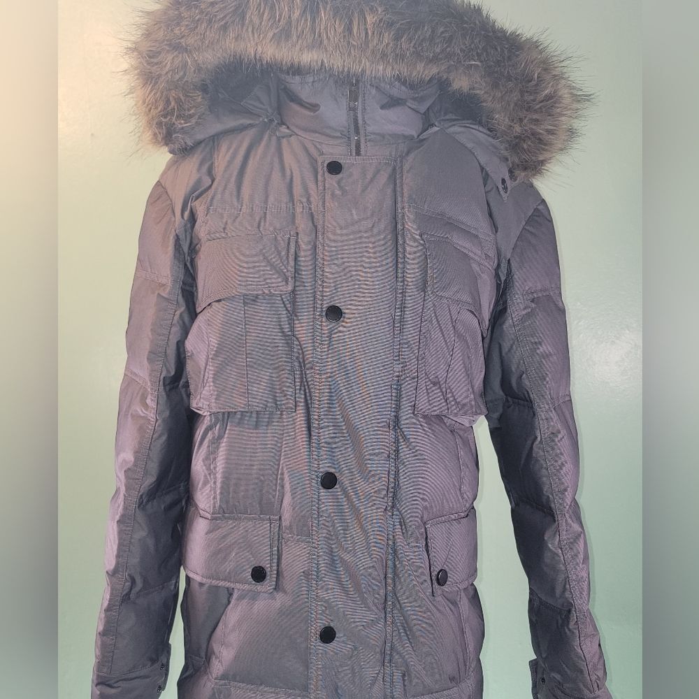 Mens Muchael Kors puffer coat Grey